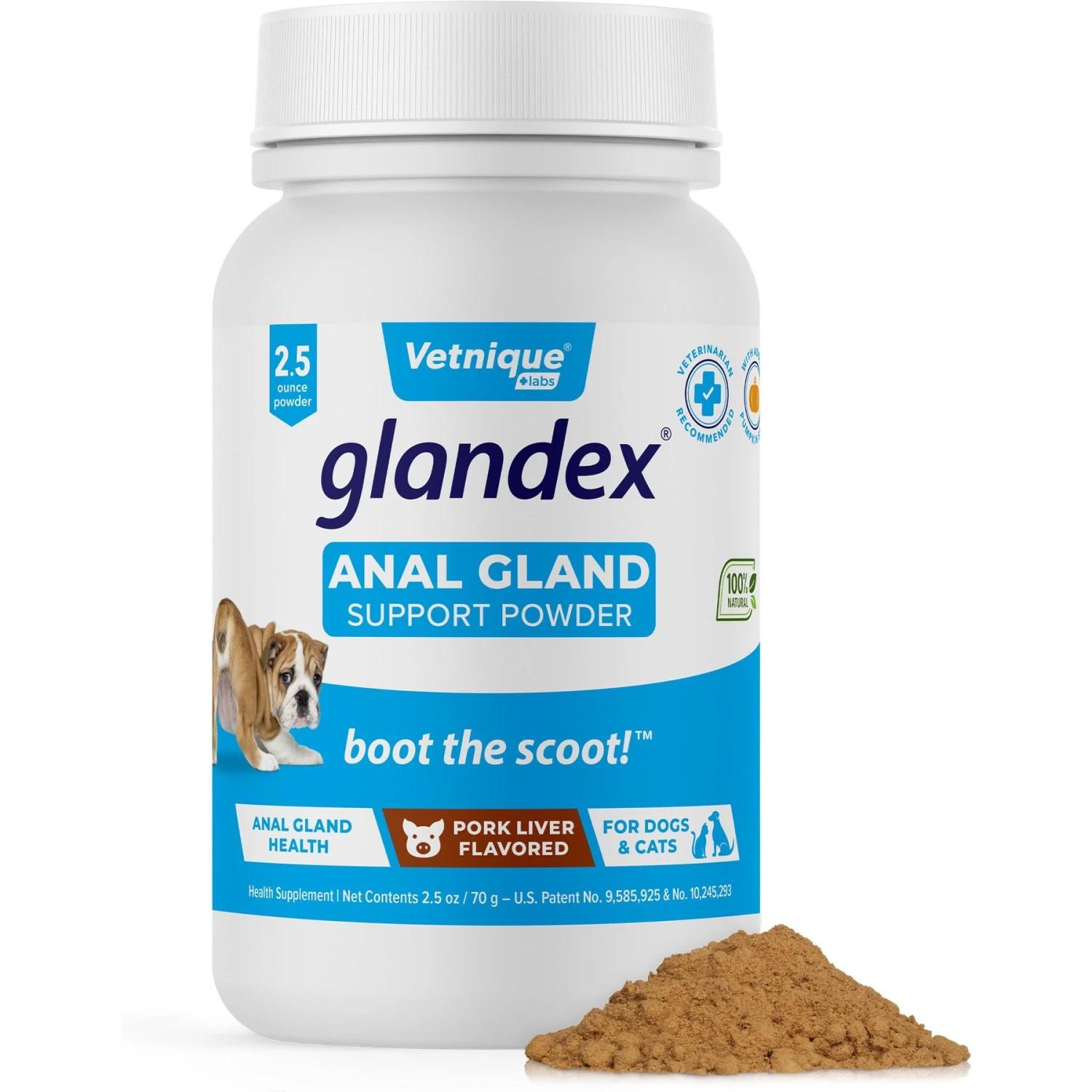 Vetnique Labs Glandex Anal Gland & Probiotic Pork Liver Flavored Pumpkin Fiber & Digestive Powder Supplement For Dogs & Cats 1 Vetnique Labs Glandex Anal Gland & Probiotic Pork Liver Flavored Pumpkin Fiber & Digestive Powder Supplement For Dogs & Cats