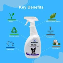EcoSpaw Lavender Scented Flea & Tick Dog Spray, 8-oz Bottle -Pet Wellness 321811 PT5. AC SS1800 V1639090625