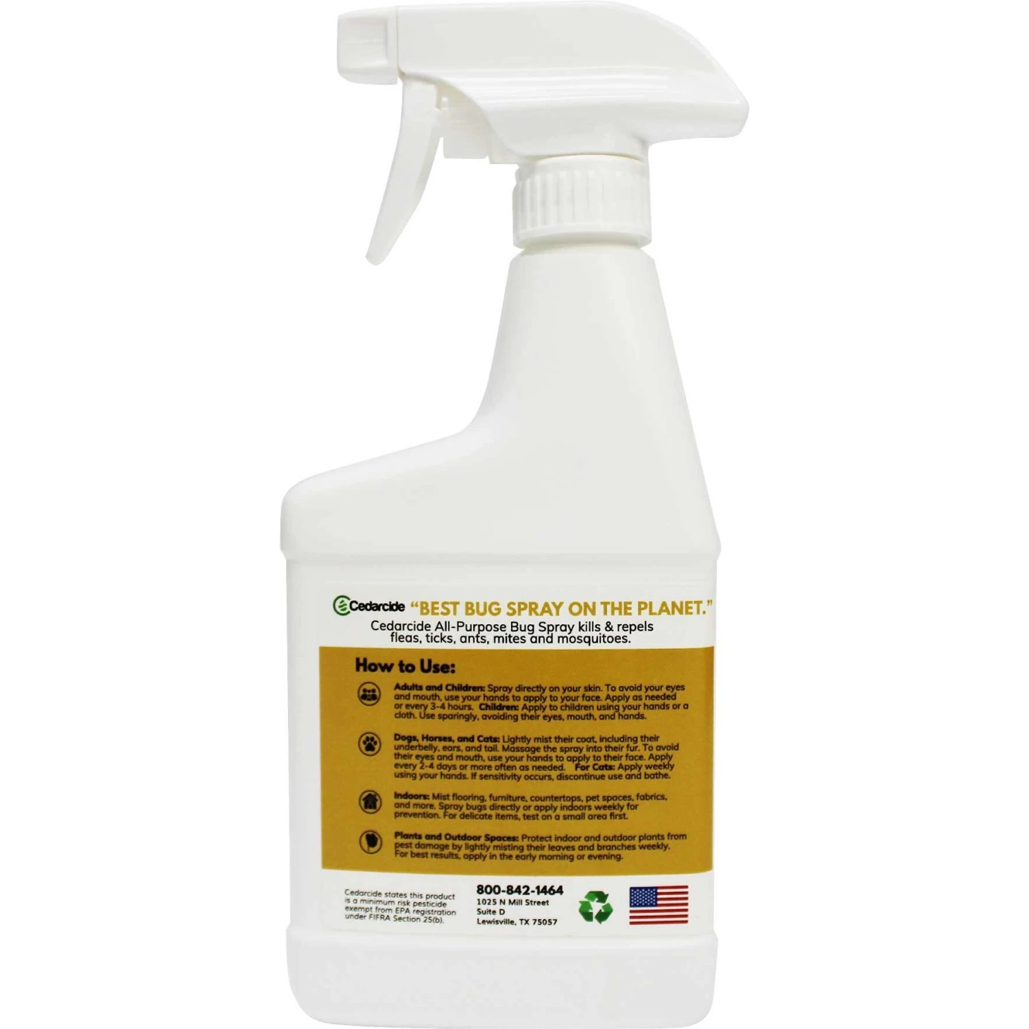 Cedarcide Lemongrass All-Purpose Dog & Cat Bug Spray 2 Cedarcide Lemongrass All-Purpose Dog & Cat Bug Spray - Image 2