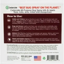 Cedarcide Peppermint All-Purpose Dog Bug Spray -Pet Wellness 322609 PT2. AC SS1800 V1631768955