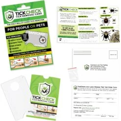 TickCheck Wallet Sized Tick Removal Card -Pet Wellness 325733 PT3. AC SS1800 V1651550827