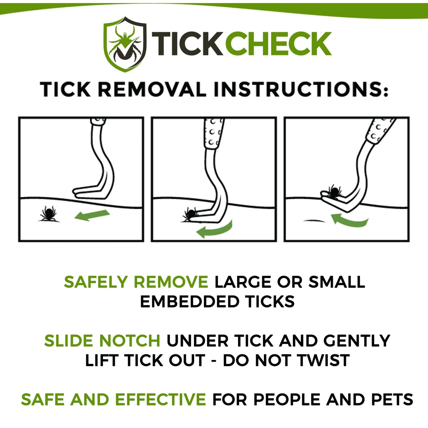 TickCheck Tick Remover Value, 3-pack 2 TickCheck Tick Remover Value, 3-pack - Image 2