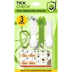 TickCheck Remover Spoon With Tick ID Card, 3-pack