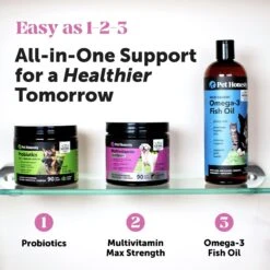 PetHonesty Multi Vitamin Max Strength Smoked Salmon Flavored Soft Chews All-In-One Vitamin Dog Supplement, 90 Count 14 PetHonesty Multi Vitamin Max Strength Smoked Salmon Flavored Soft Chews All-In-One Vitamin Dog Supplement, 90 Count -Pet Wellness 328591 PT6. AC SS1800 V1689361421