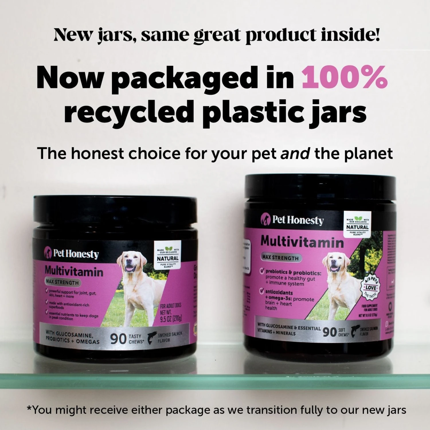 PetHonesty Multi Vitamin Max Strength Smoked Salmon Flavored Soft Chews All-In-One Vitamin Dog Supplement, 90 Count 8 PetHonesty Multi Vitamin Max Strength Smoked Salmon Flavored Soft Chews All-In-One Vitamin Dog Supplement, 90 Count - Image 8