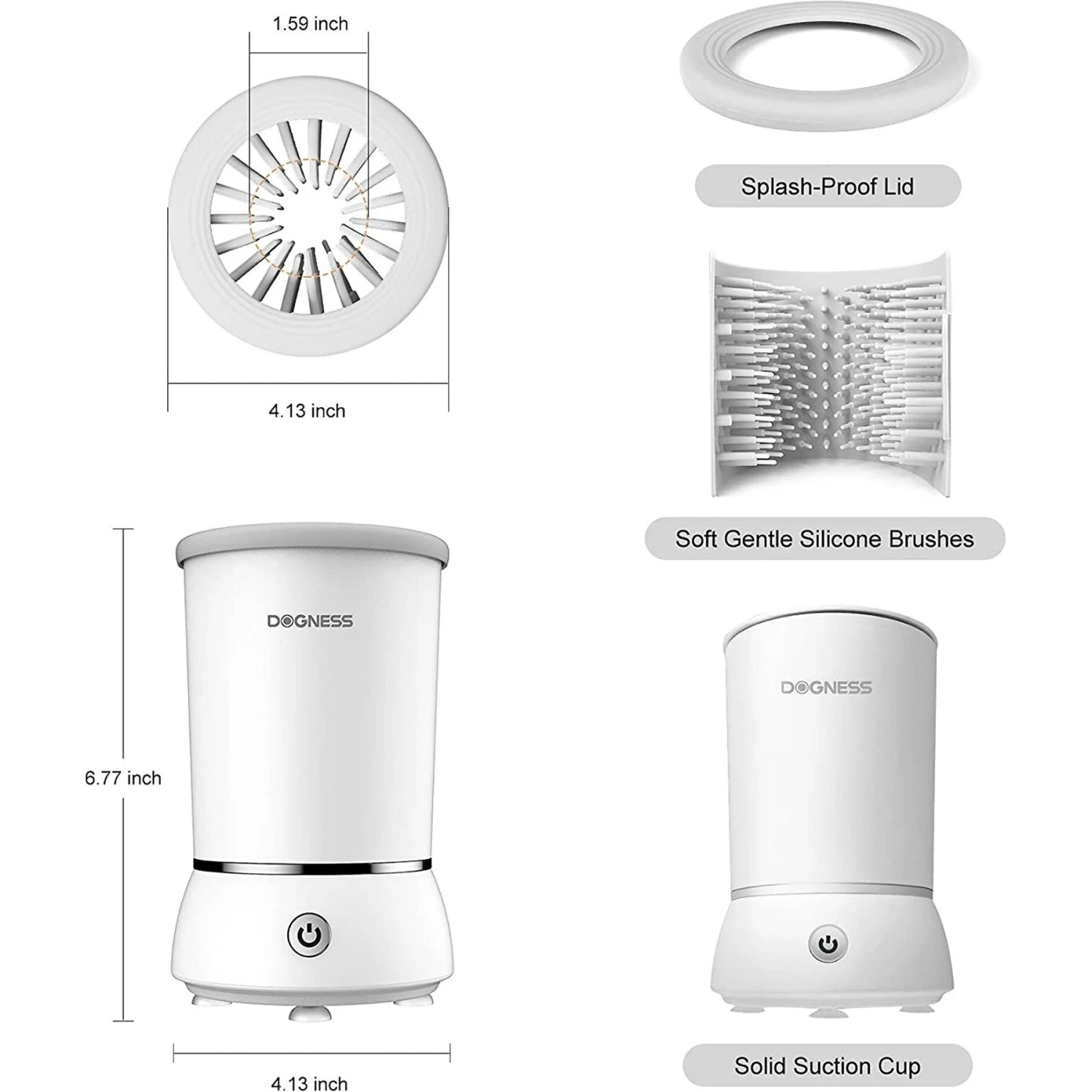 DOGNESS Automatic Cat & Dog Pet Paw Cleaner & Massager, Small/Medium 6 DOGNESS Automatic Cat & Dog Pet Paw Cleaner & Massager, Small/Medium - Image 6
