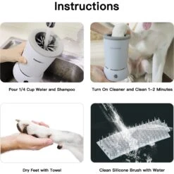 DOGNESS Automatic Cat & Dog Pet Paw Cleaner & Massager, Small/Medium 15 DOGNESS Automatic Cat & Dog Pet Paw Cleaner & Massager, Small/Medium -Pet Wellness 328686 PT8. AC SS1800 V1631771315