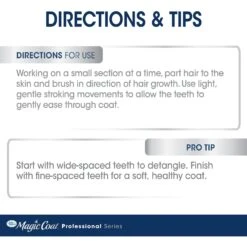 Four Paws Magic Coat Professional Series Non-Slip Grip Dog Comb, Blue 12 Four Paws Magic Coat Professional Series Non-Slip Grip Dog Comb, Blue -Pet Wellness 329432 PT3. AC SS1800 V1634680368