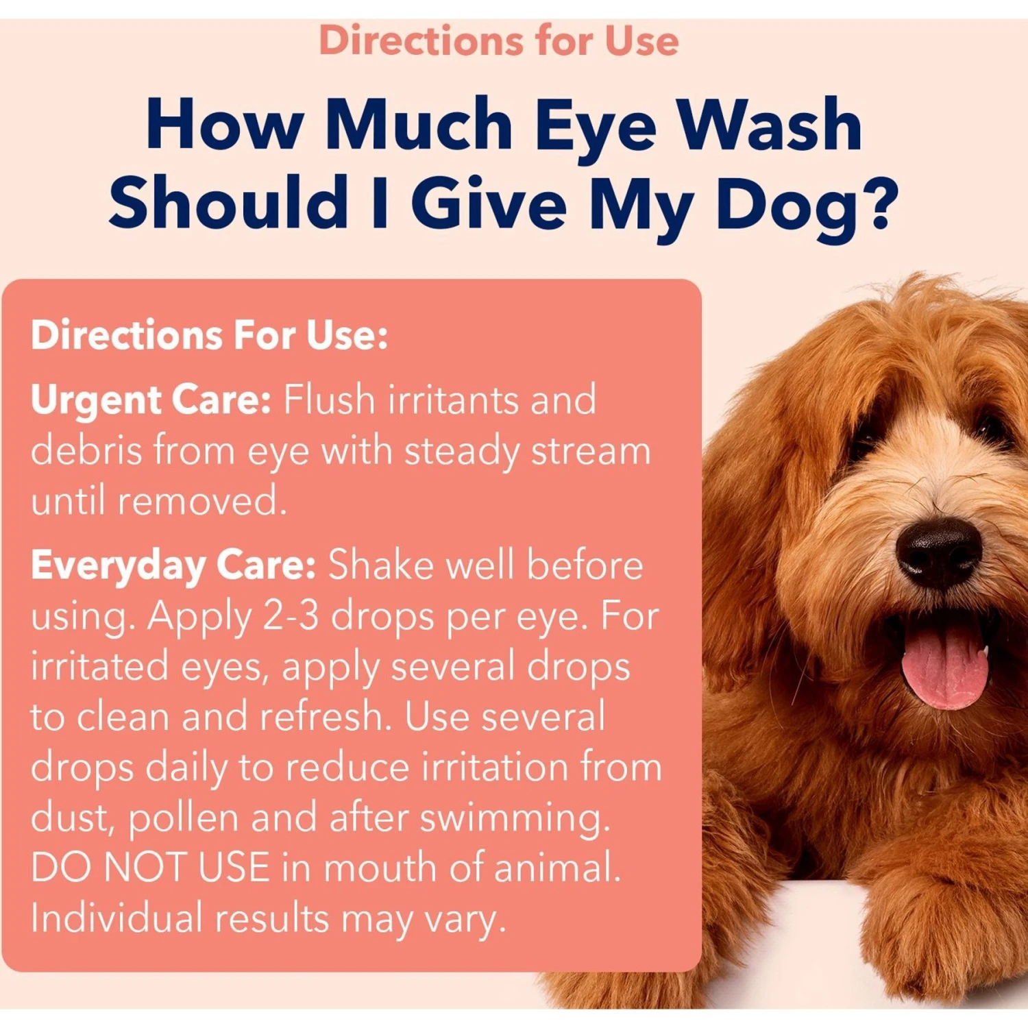 Vets Preferred Advanced Eye Wash For Dogs, 4-oz Bottle 6 Vets Preferred Advanced Eye Wash For Dogs, 4-oz Bottle - Image 6