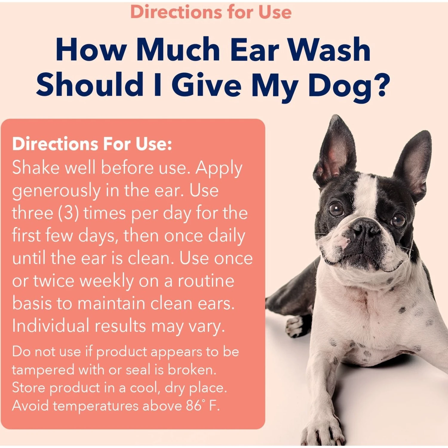 Vets Preferred Advanced Ear Wash For Dogs, 8-oz Bottle 6 Vets Preferred Advanced Ear Wash For Dogs, 8-oz Bottle - Image 6