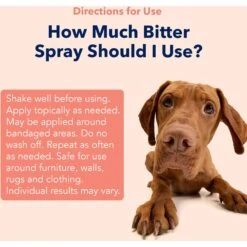 Vets Preferred Advanced Bitter Spray For Dogs, 8oz Bottle -Pet Wellness 331249 PT5. AC SS1800 V1668617443