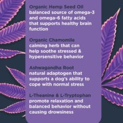 Nulo Calming Soft Chew Dog Supplement, 90 Count 14 Nulo Calming Soft Chew Dog Supplement, 90 Count -Pet Wellness 331262 PT5. AC SS1800 V1638465799