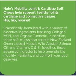 Nulo Mobility Beef Flavored Soft Chews Joint Supplement For Dogs, 90 Count -Pet Wellness 331268 PT6. AC SS1800 V1638467719