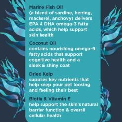 Nulo Omega Coconut Flavored Soft Chews Skin & Coat Supplement For Dogs, 90 Count -Pet Wellness 331270 PT5. AC SS1800 V1638466858