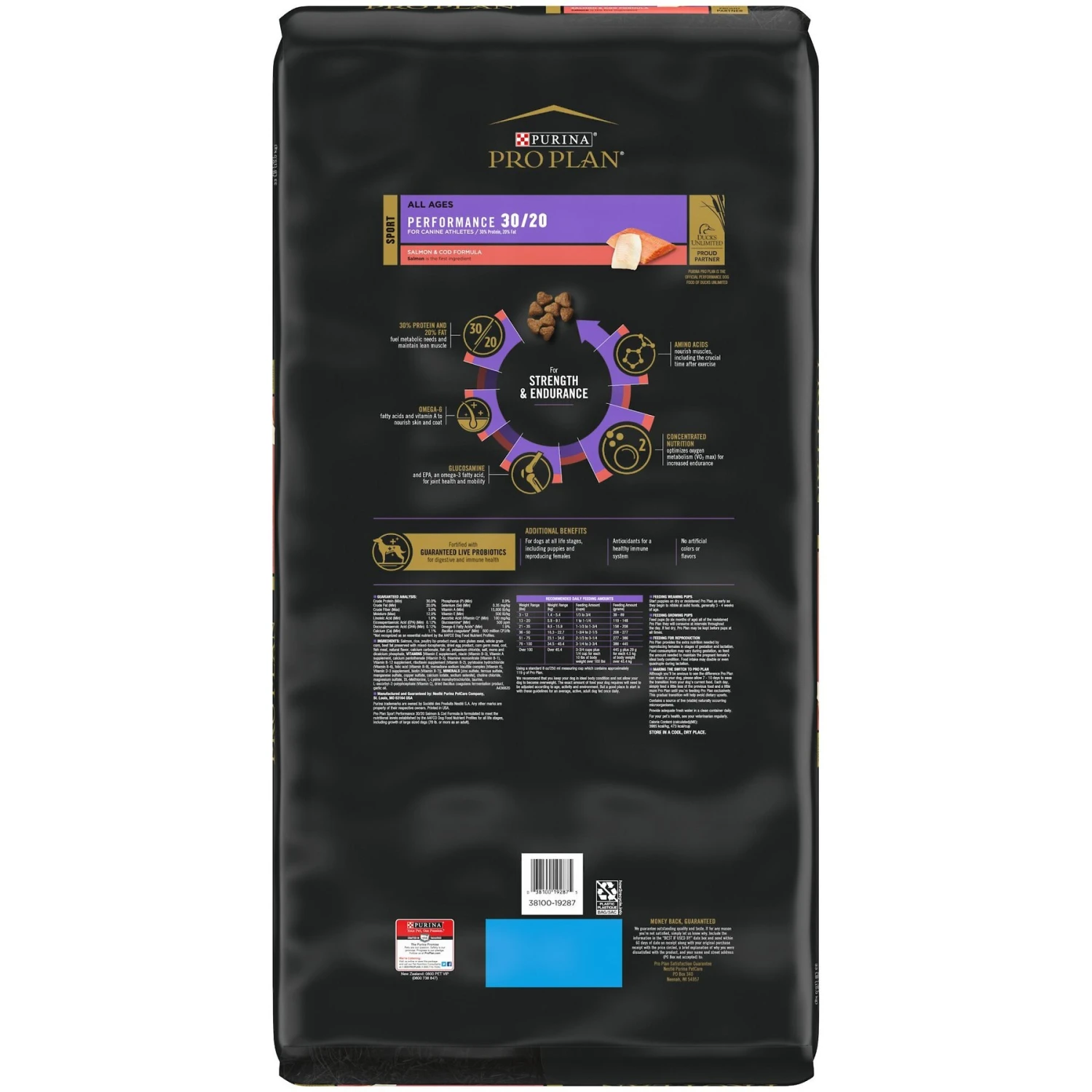 Purina Pro Plan Sport Performance All Life Stages High-Protein 30/20 Salmon & Cod Formula Dry Dog Food 2 Purina Pro Plan Sport Performance All Life Stages High-Protein 30/20 Salmon & Cod Formula Dry Dog Food - Image 2