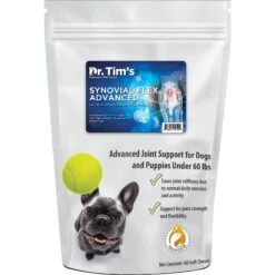 Dr. Tim's Synovial Flex Advanced Chicken Flavor Mini Joint Mobility Dog Supplement, 60 Count