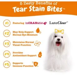 Zesty Paws Tear Stain Bites Chicken Flavored Soft Chews Supplement For Dogs 11 Zesty Paws Tear Stain Bites Chicken Flavored Soft Chews Supplement For Dogs -Pet Wellness 333225 PT2. AC SS1800 V1696955169