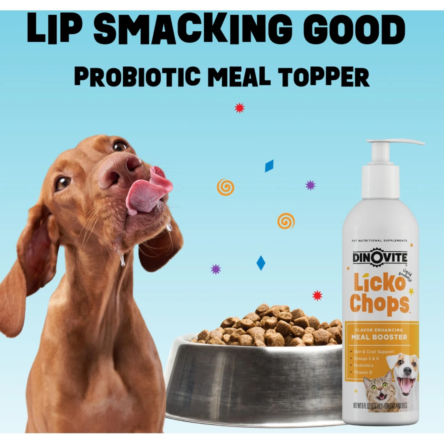 Lickochops Fatty Acid Liquid Supplement For Dogs & Cats, 8-oz Bottle, 2 Count 6 Lickochops Fatty Acid Liquid Supplement For Dogs & Cats, 8-oz Bottle, 2 Count - Image 6