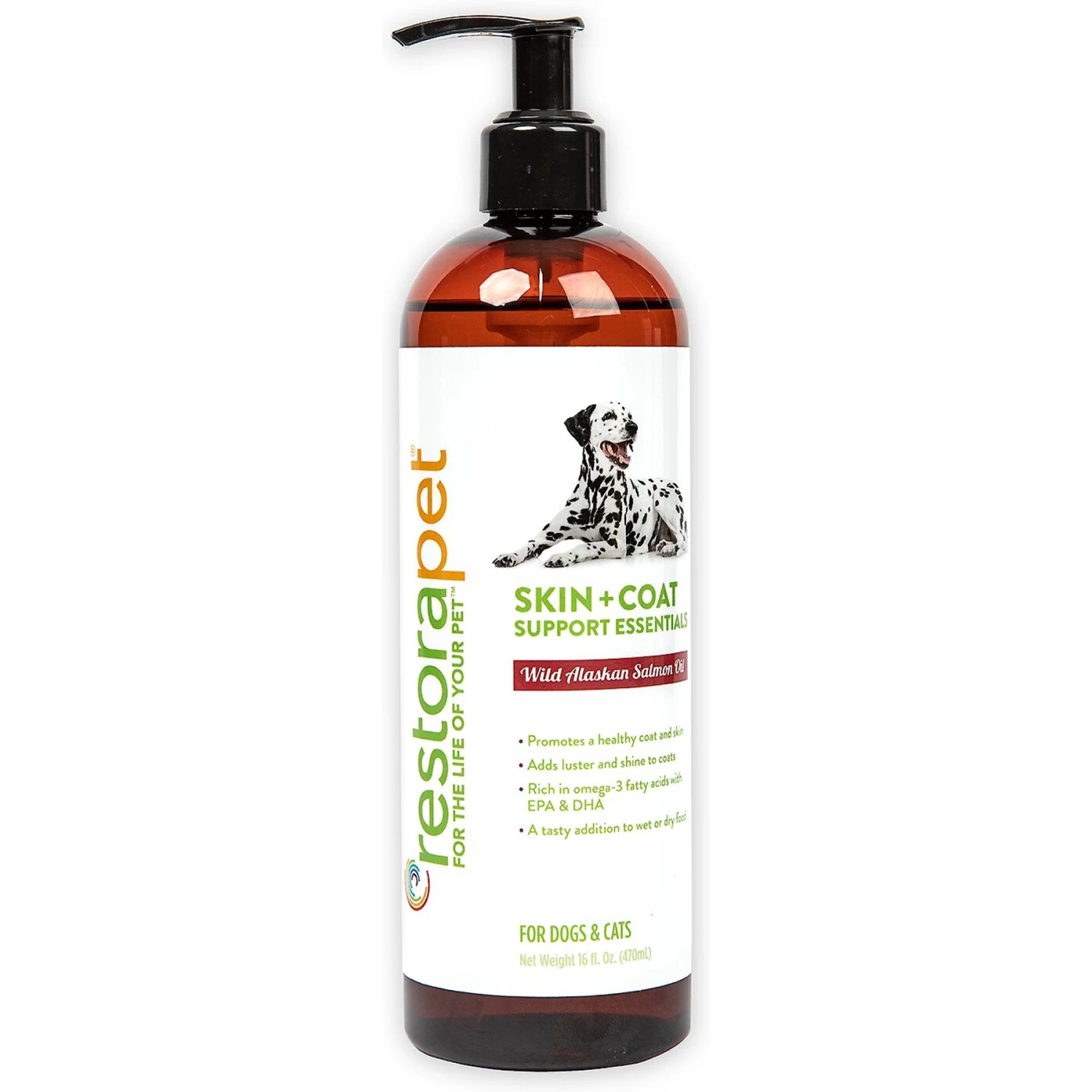 RestoraPet Skin + Coat Support Essentials Wild Alaskan Salon Oil Supplement For Dogs 1 RestoraPet Skin + Coat Support Essentials Wild Alaskan Salon Oil Supplement For Dogs
