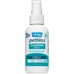 Vetnique Labs Petbliss Dog & Cat Calming Spray, 4-oz Bottle