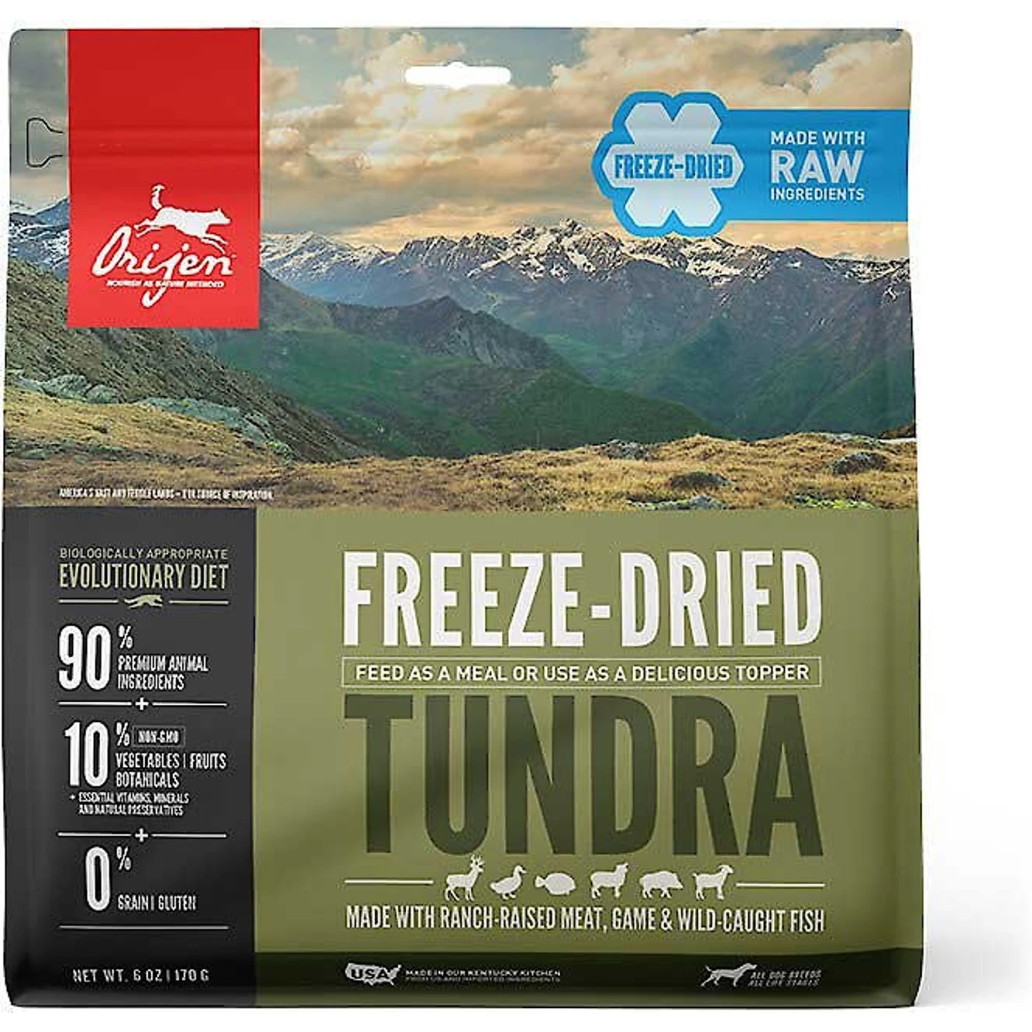 ORIJEN Original Grain-Free Freeze-Dried Dog Food & Topper & ORIJEN Tundra Grain-Free Freeze-Dried Dog Food & Topper 6 ORIJEN Original Grain-Free Freeze-Dried Dog Food & Topper & ORIJEN Tundra Grain-Free Freeze-Dried Dog Food & Topper - Image 6