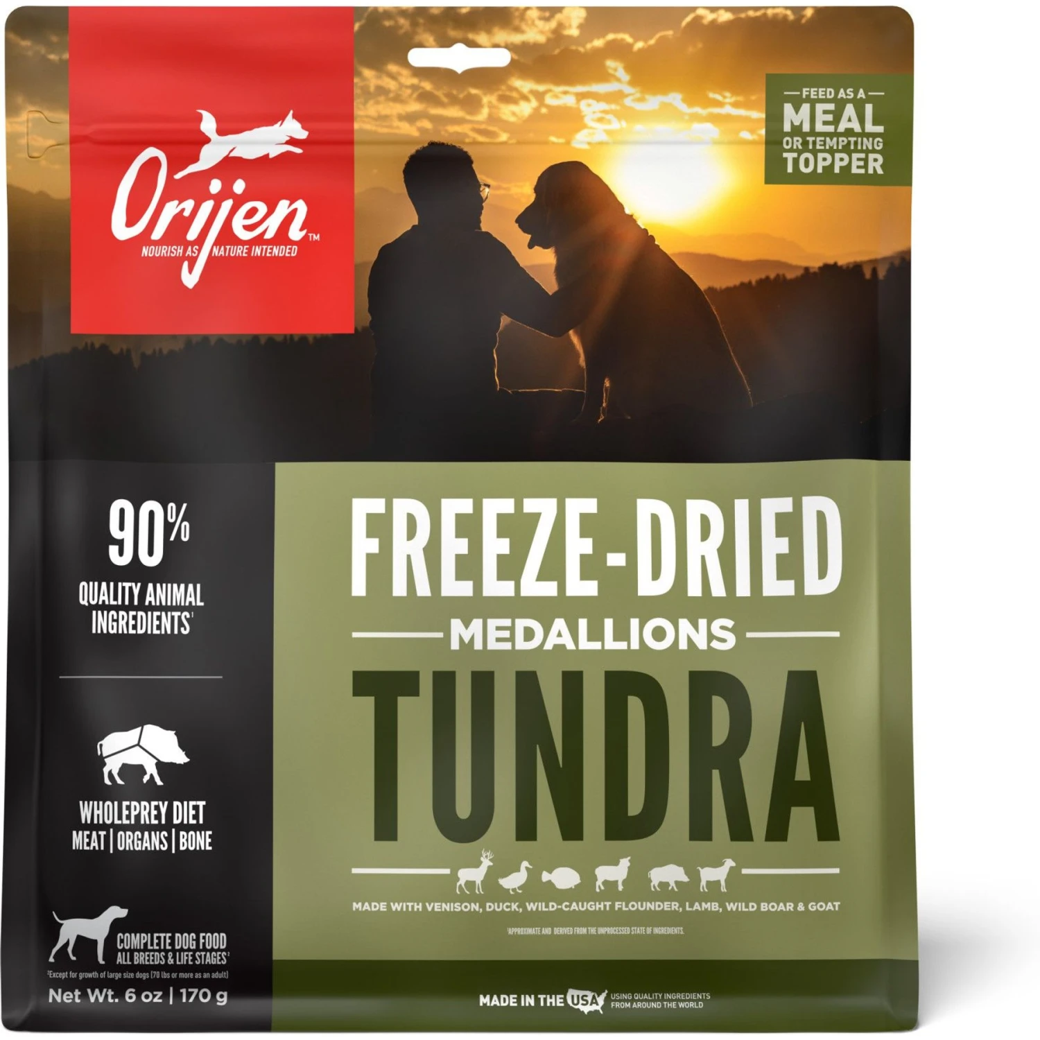 ORIJEN Original Grain-Free Freeze-Dried Dog Food & Topper & ORIJEN Tundra Grain-Free Freeze-Dried Dog Food & Topper 7 ORIJEN Original Grain-Free Freeze-Dried Dog Food & Topper & ORIJEN Tundra Grain-Free Freeze-Dried Dog Food & Topper - Image 7