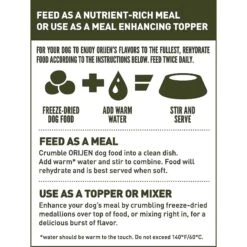 ORIJEN Original Grain-Free Freeze-Dried Dog Food & Topper & ORIJEN Tundra Grain-Free Freeze-Dried Dog Food & Topper 17 ORIJEN Original Grain-Free Freeze-Dried Dog Food & Topper & ORIJEN Tundra Grain-Free Freeze-Dried Dog Food & Topper -Pet Wellness 338711 PT8. AC SS1800 V1635908155