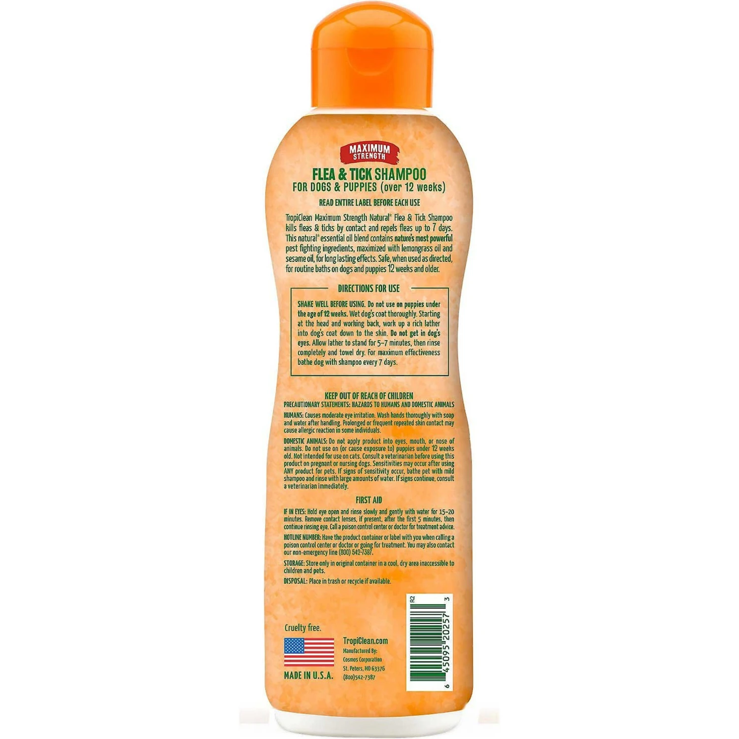 TropiClean Maximum Strength Natural Flea & Tick Dog Shampoo & TropiClean Natural Flea & Tick Dog & Bedding Spray 3 TropiClean Maximum Strength Natural Flea & Tick Dog Shampoo & TropiClean Natural Flea & Tick Dog & Bedding Spray - Image 3