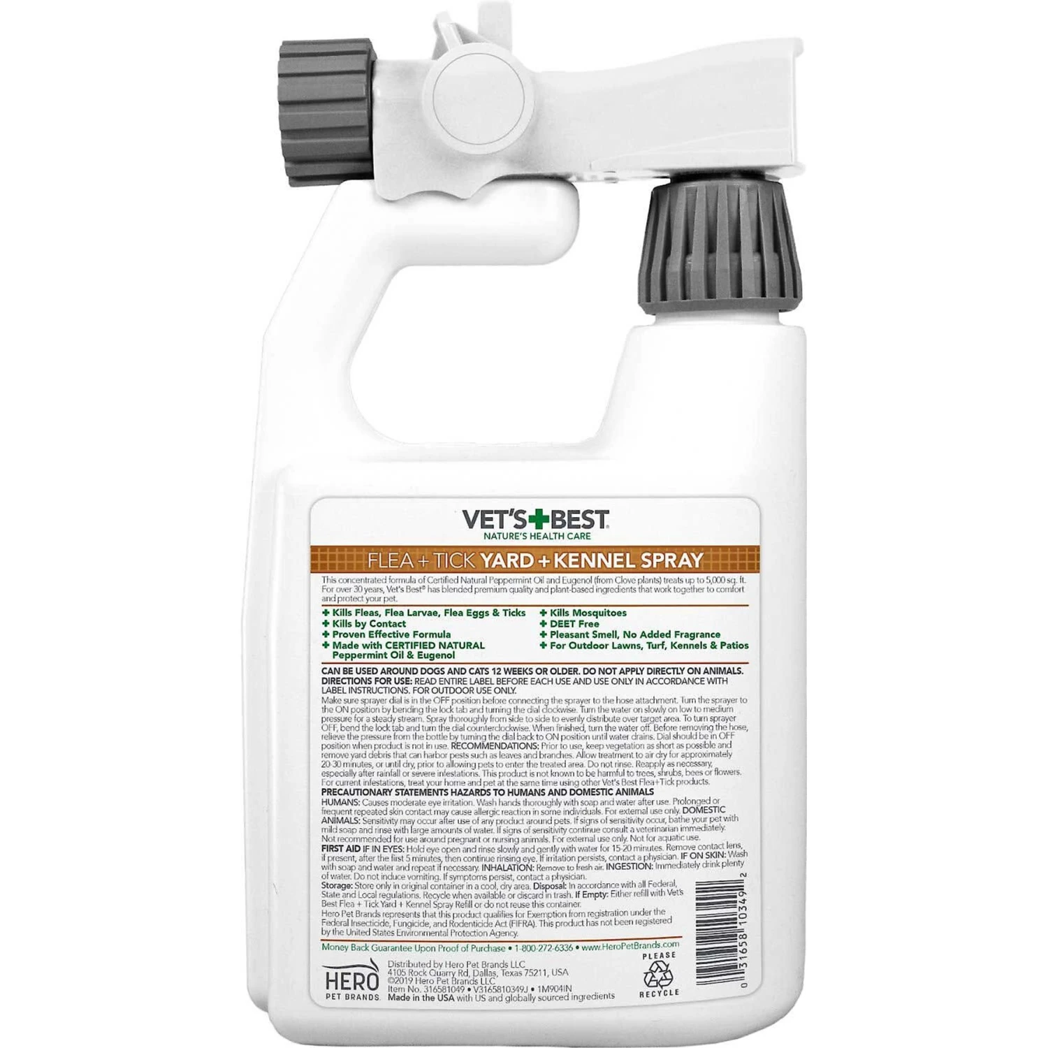 Vet's Best Advanced Strength Flea & Tick Dog Shampoo & Vet's Best Flea + Tick Yard & Kennel Spray For Dogs 7 Vet's Best Advanced Strength Flea & Tick Dog Shampoo & Vet's Best Flea + Tick Yard & Kennel Spray For Dogs - Image 7