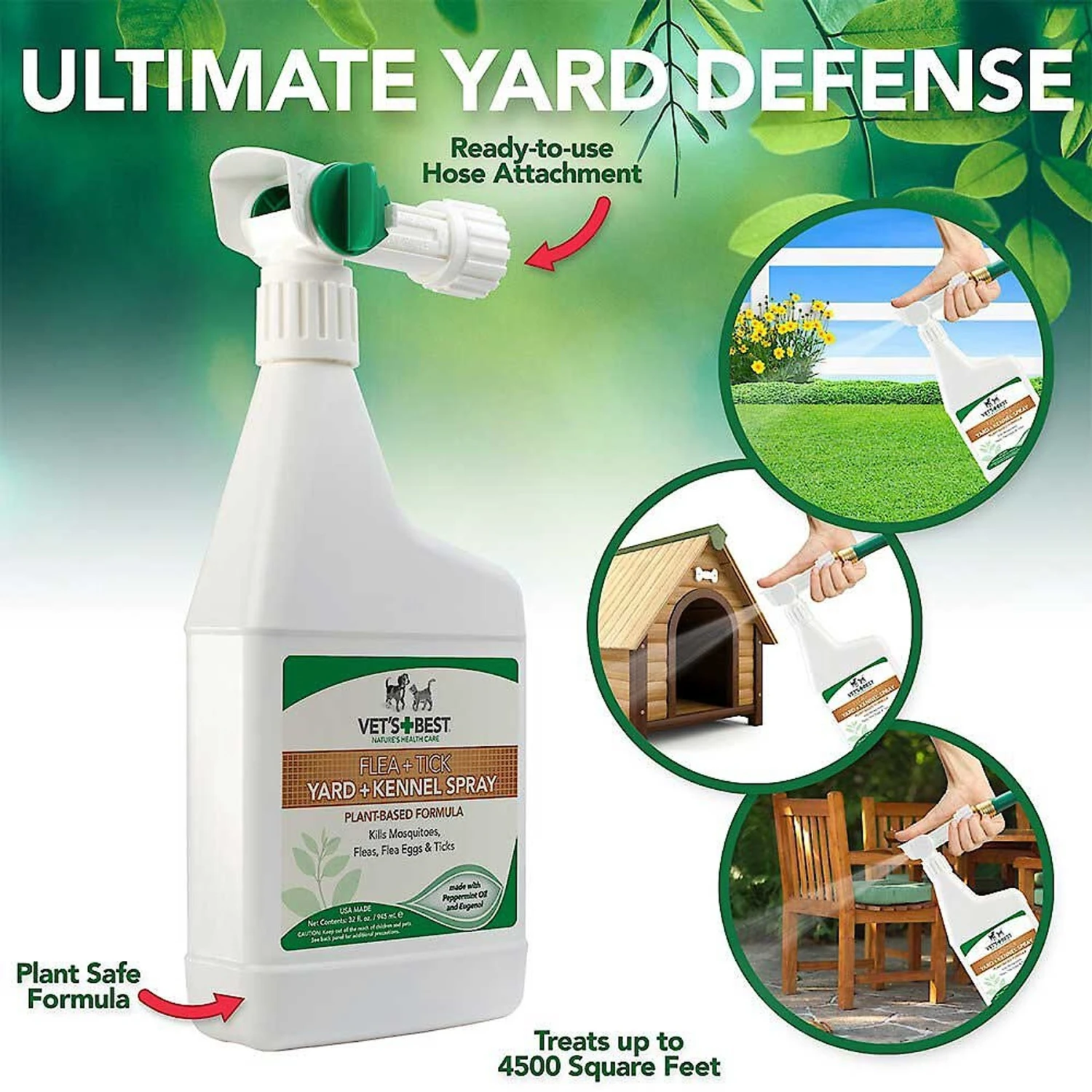 Vet's Best Advanced Strength Flea & Tick Dog Shampoo & Vet's Best Flea + Tick Yard & Kennel Spray For Dogs 9 Vet's Best Advanced Strength Flea & Tick Dog Shampoo & Vet's Best Flea + Tick Yard & Kennel Spray For Dogs - Image 9