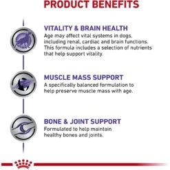 Royal Canin Veterinary Diet Adult Mature Consult Large Breed Dry Dog Food -Pet Wellness 344036 PT4. AC SS1800 V1684408599