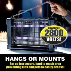 Bell + Howell Monster 2 800-Volt Electric Indoor Pest Control Zapper -Pet Wellness 344096 PT3. AC SS1800 V1635264134