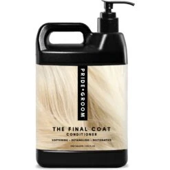 Pride+Groom The Final Coat Dog Conditioner, 128-oz Bottle