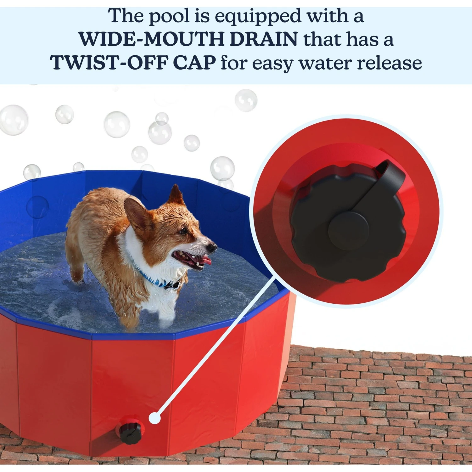 Pet Adobe Dog Swimming Pool & Bath Tub 2 Pet Adobe Dog Swimming Pool & Bath Tub - Image 2