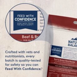 Natural Balance Limited Ingredient Freeze-Dried Beef & Brown Rice Recipe Dry Dog Food -Pet Wellness 345528 PT8. AC SS1800 V1640646125