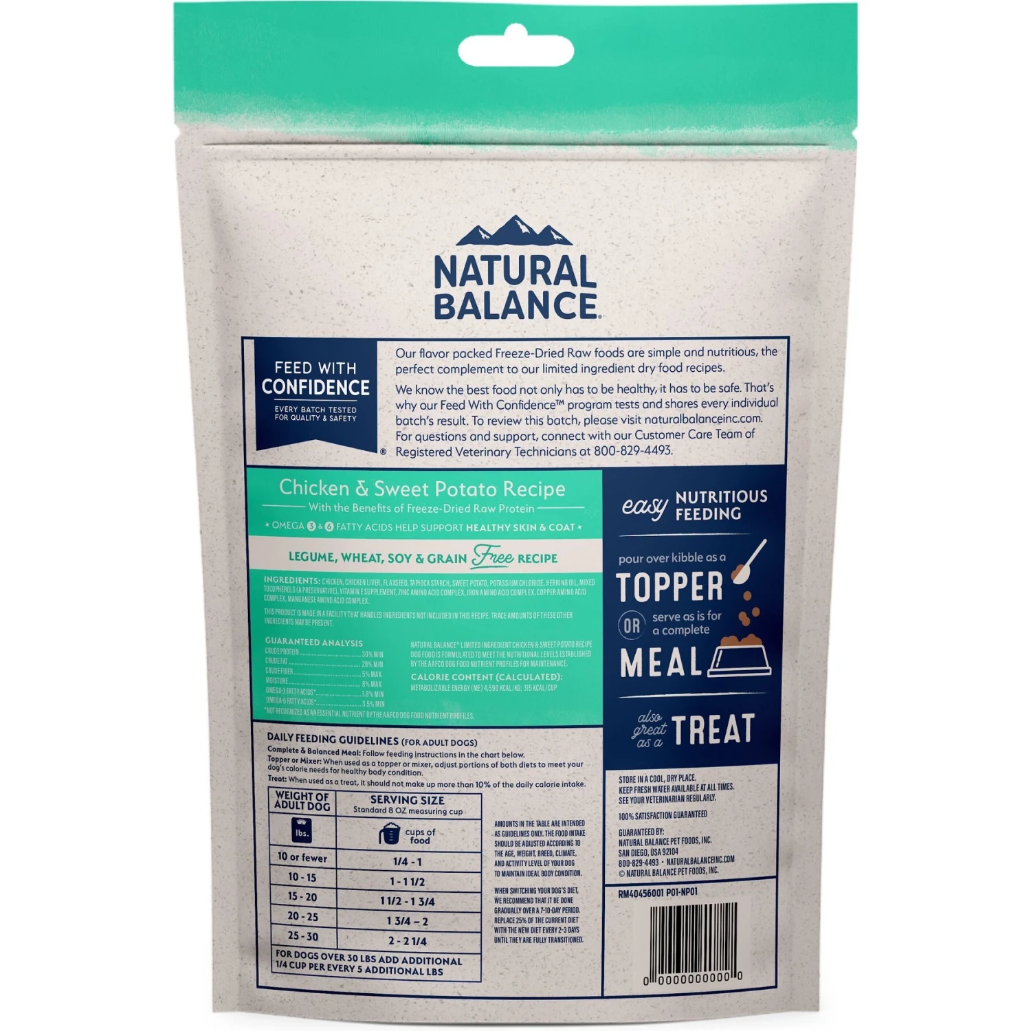 Natural Balance Limited Ingredient Freeze-Dried Chicken & Sweet Potato Recipe Dog Dry Food 2 Natural Balance Limited Ingredient Freeze-Dried Chicken & Sweet Potato Recipe Dog Dry Food - Image 2