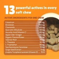 PointPet Allergy Plus Calming Smoked Salmon Flavored Seasonal Allergy Support Soft Chew Dog Supplement, 120 Count 12 PointPet Allergy Plus Calming Smoked Salmon Flavored Seasonal Allergy Support Soft Chew Dog Supplement, 120 Count -Pet Wellness 345537 PT4. AC SS1800 V1669394369