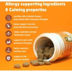 PointPet Allergy Plus Calming Smoked Salmon Flavored Seasonal Allergy Support Soft Chew Dog Supplement, 120 Count 13 PointPet Allergy Plus Calming Smoked Salmon Flavored Seasonal Allergy Support Soft Chew Dog Supplement, 120 Count -Pet Wellness 345537 PT5. AC SS1800 V1669393164