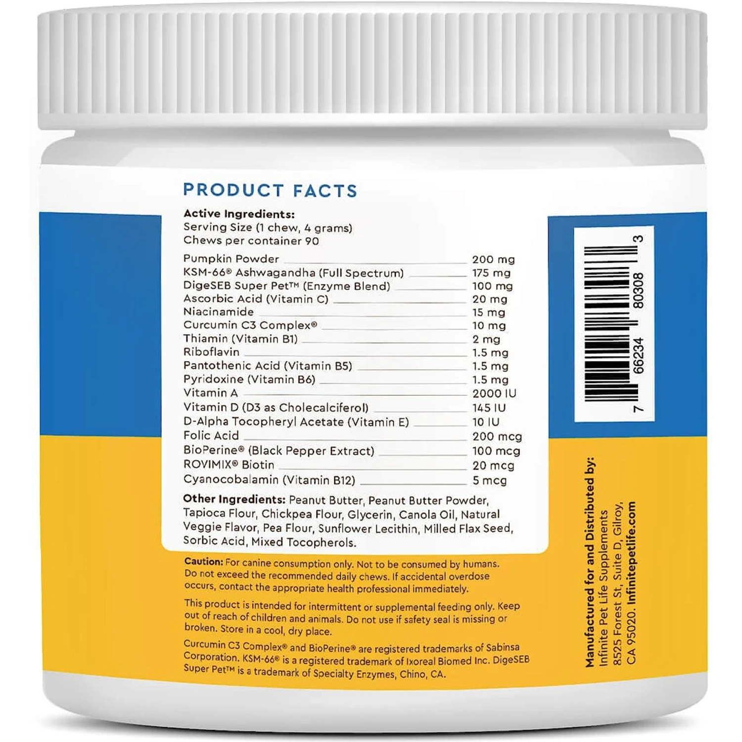 Infinite Pet Life Super Multi-Function Chews Supplement For Dogs, 90 Count 2 Infinite Pet Life Super Multi-Function Chews Supplement For Dogs, 90 Count - Image 2