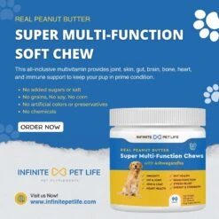 Infinite Pet Life Super Multi-Function Chews Supplement For Dogs, 90 Count 6 Infinite Pet Life Super Multi-Function Chews Supplement For Dogs, 90 Count -Pet Wellness 345558 PT2. AC SS1800 V1636560081