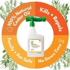 Cedarcide YardSafe Flea, Tick, Mosquito, Mite & Ant Lawn Spray, 32-oz Bottle -Pet Wellness 345930 PT2. AC SS1800 V1636385496