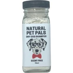 Natural Pet Pals Dirty Dog Scent-Free Dry Dog Shampoo, 4-oz Bottle