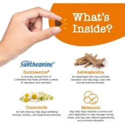 Zesty Paws Advanced Hemp Calming Mini Bites Turkey Flavored Soft Chew Composure Supplement For Small Dogs -Pet Wellness 346014 PT2. AC SS1800 V1703623870