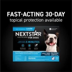 NextStar Flea & Tick Spot Treatment For Small Dogs, 5-22 Lbs -Pet Wellness 346069 PT2. AC SS1800 V1645206104