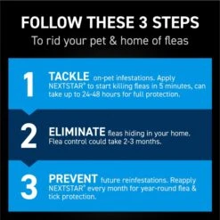 NextStar Flea & Tick Spot Treatment For Small Dogs, 5-22 Lbs -Pet Wellness 346069 PT6. AC SS1800 V1644005310