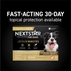 NextStar Flea & Tick Spot Treatment For Medium Dogs, 23-44 Lbs -Pet Wellness 346071 PT2. AC SS1800 V1693405667