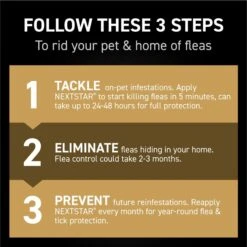 NextStar Flea & Tick Spot Treatment For Medium Dogs, 23-44 Lbs -Pet Wellness 346071 PT6. AC SS1800 V1693405666