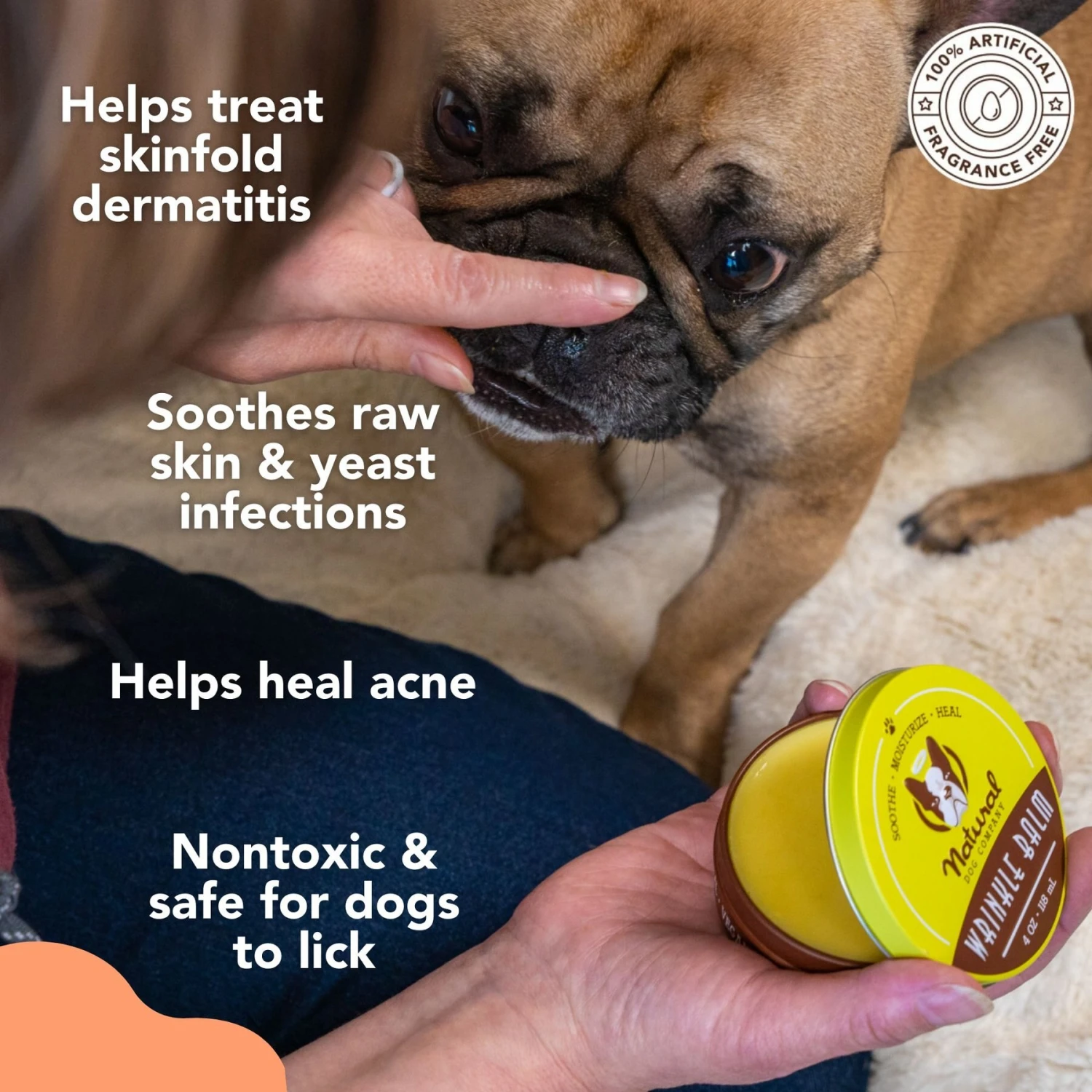 Natural Dog Company Dog Wrinkle Balm 3 Natural Dog Company Dog Wrinkle Balm - Image 3