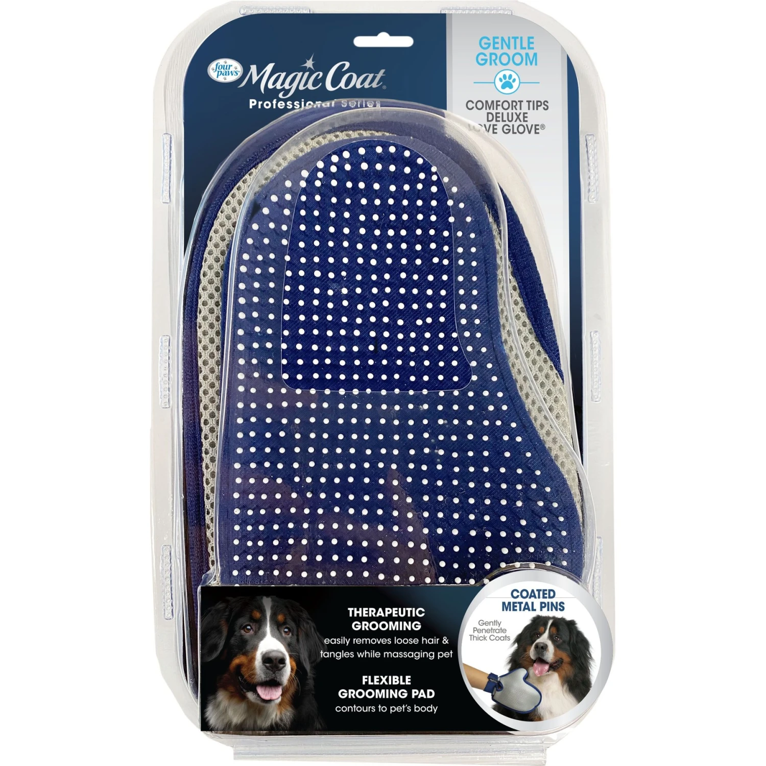 Four Paws Magic Coat Professional Series Comfort Tips Deluxe Dog Grooming Glove 1 Four Paws Magic Coat Professional Series Comfort Tips Deluxe Dog Grooming Glove