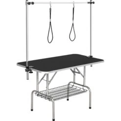 Yaheetech Foldable Retractable Bath Dog & Cat Grooming Table